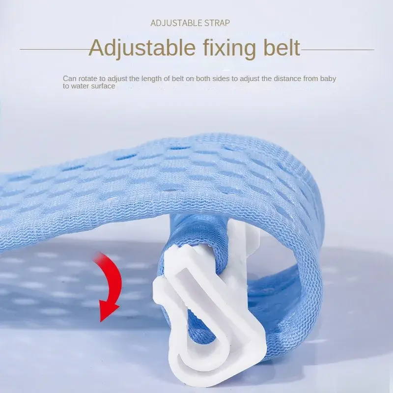 Thumbnail: Newborn Adjustable Bathtub Pillow Seat Cushion Cross-shaped Anti-slip Baby Bath 