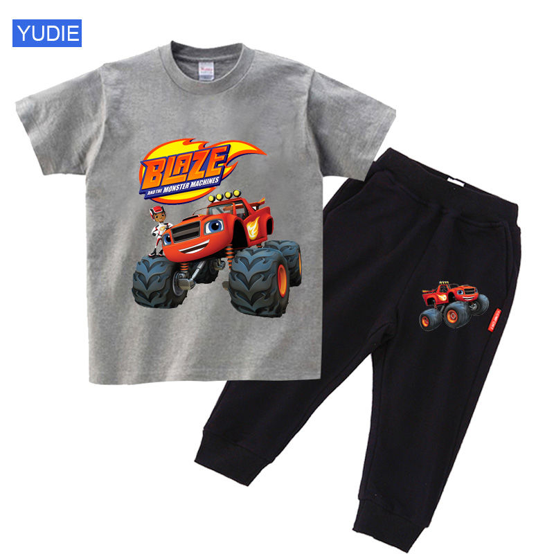Thumbnail: Children's Clothing Sets Boys Girls T Shirt Children Summer Cartoon Short Sleeve