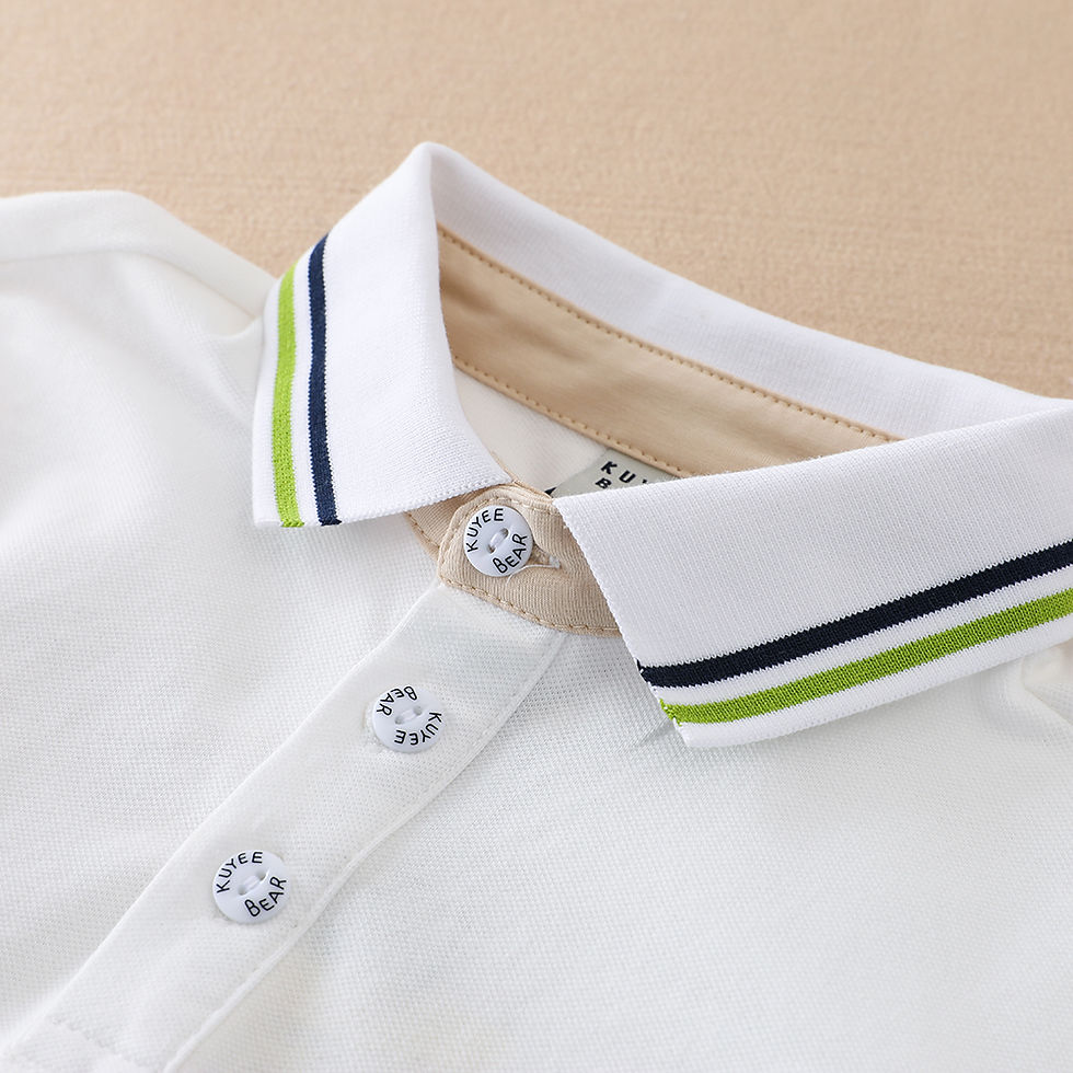Thumbnail: Boys Polo Shirt 2025 Spring Autumn Kids Long Sleeves Turn Down Collar Cotton Top