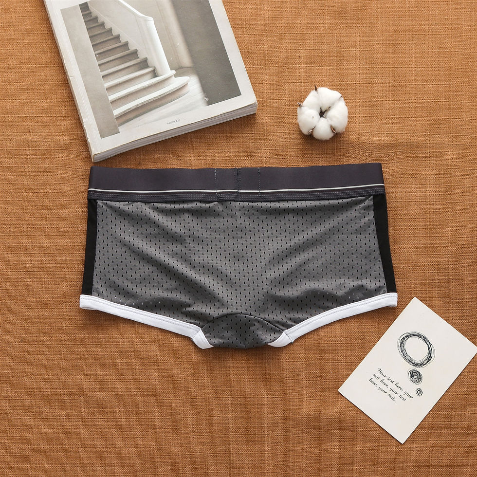 Thumbnail: Men's underwear sexy low waist breathable ice mesh comfortable fashion boxers