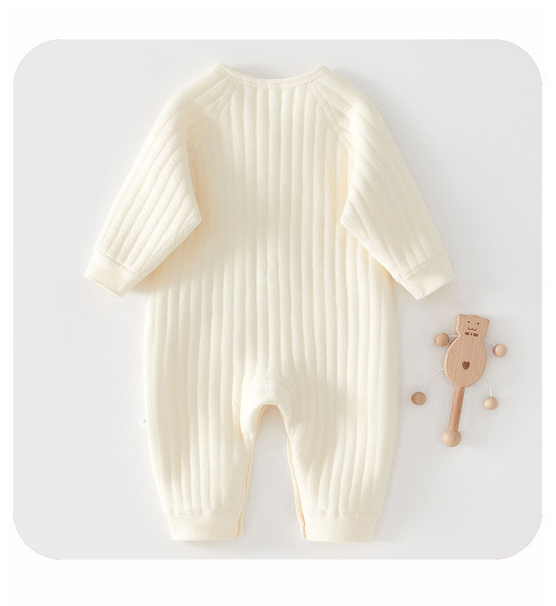 Thumbnail: AYNIGIELL Autumn 0-6Months Baby Rompers Newborn Girls/Boys 100%Cotton Clothes of