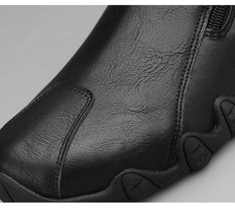 Thumbnail: 2024 New Casual Shoes for Men Luxury Round Toe Men Ankle Boots Light Slip on Wal