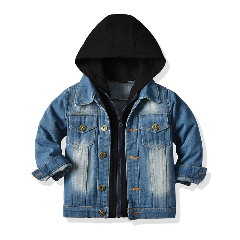 Thumbnail: Denim Jackets For Boys Fashion Short Coats Children Clothing Spring Autumn Boys 