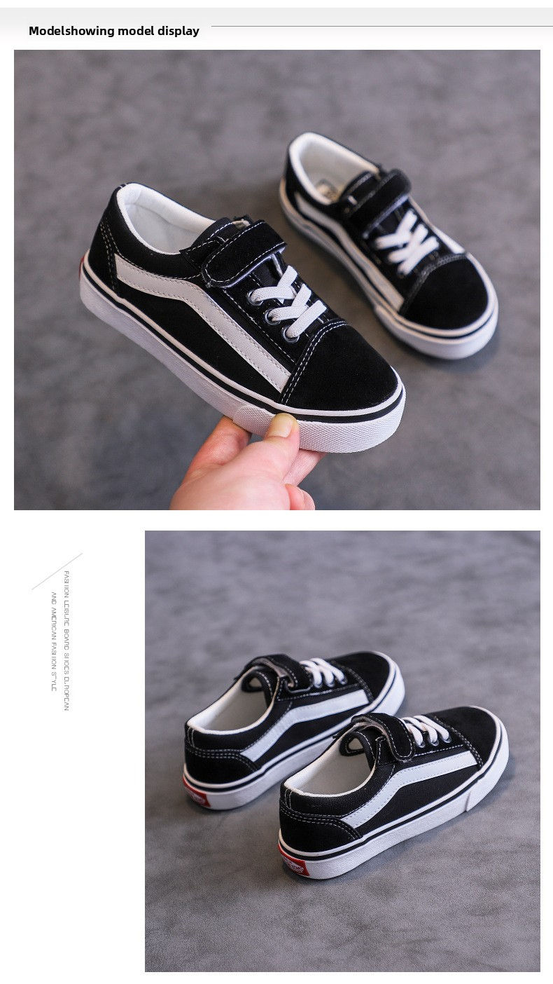Thumbnail: Children Spring Autumn Casual Soft Baseplate Shoes Girls Canvas Shoes Boys Fashi