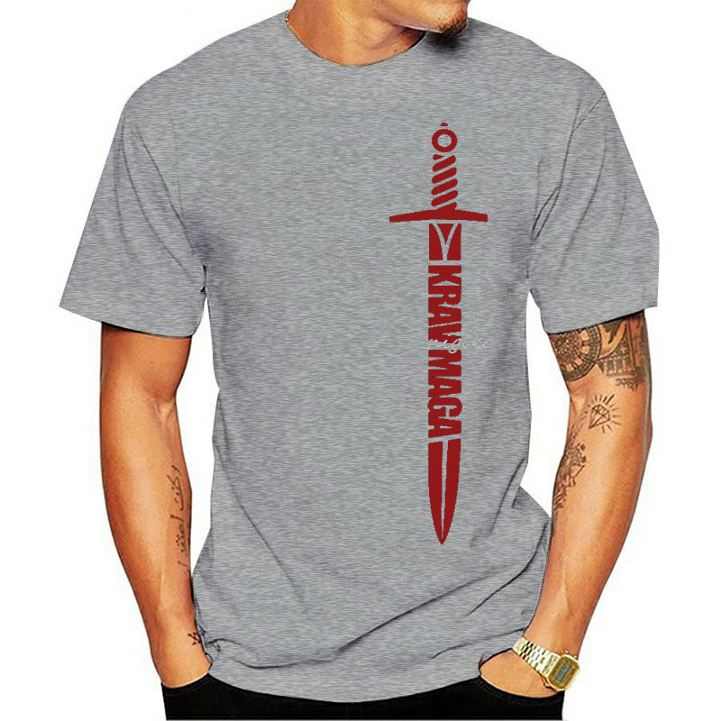 Thumbnail: New Clothing Mens Fashion Man Krav Maga T-shirt Trainer Workout Fighting Casual 
