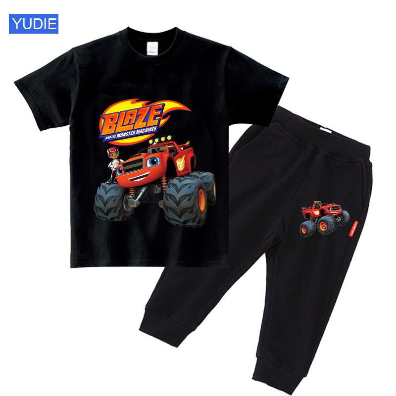 Thumbnail: Children's Clothing Sets Boys Girls T Shirt Children Summer Cartoon Short Sleeve