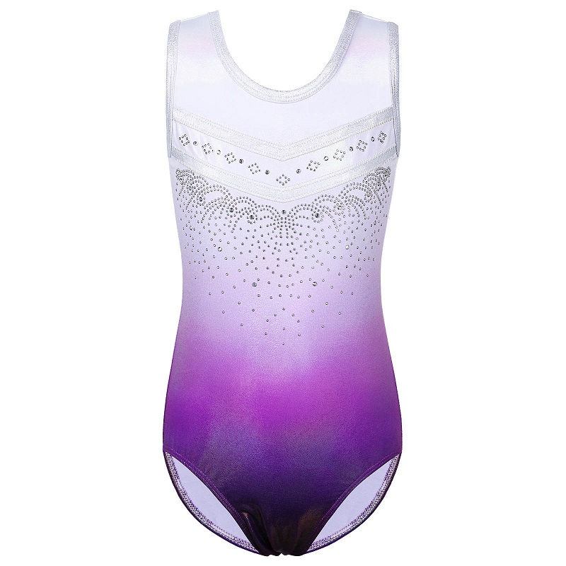 Thumbnail: BAOHULU Teens Ballet Leotard for Girls Sleeveless Gymnastics Practice Outfit Gra
