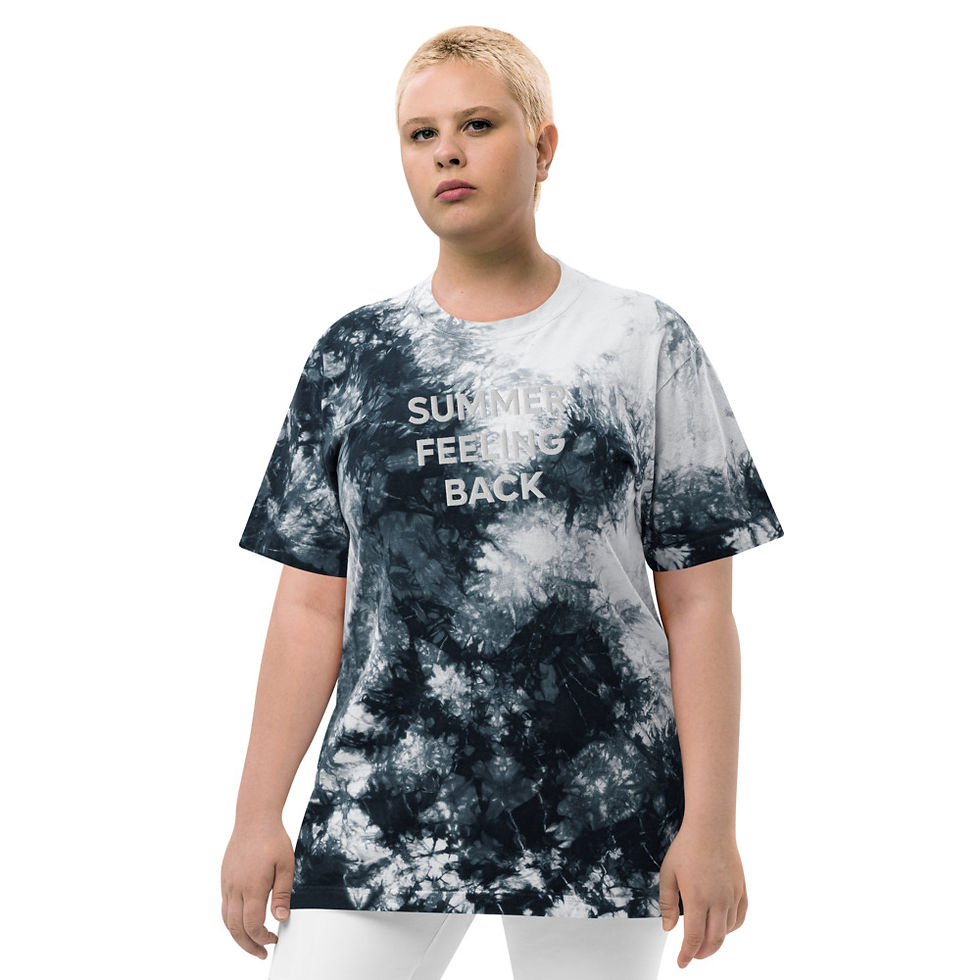 Thumbnail: Oversized tie-dye t-shirt