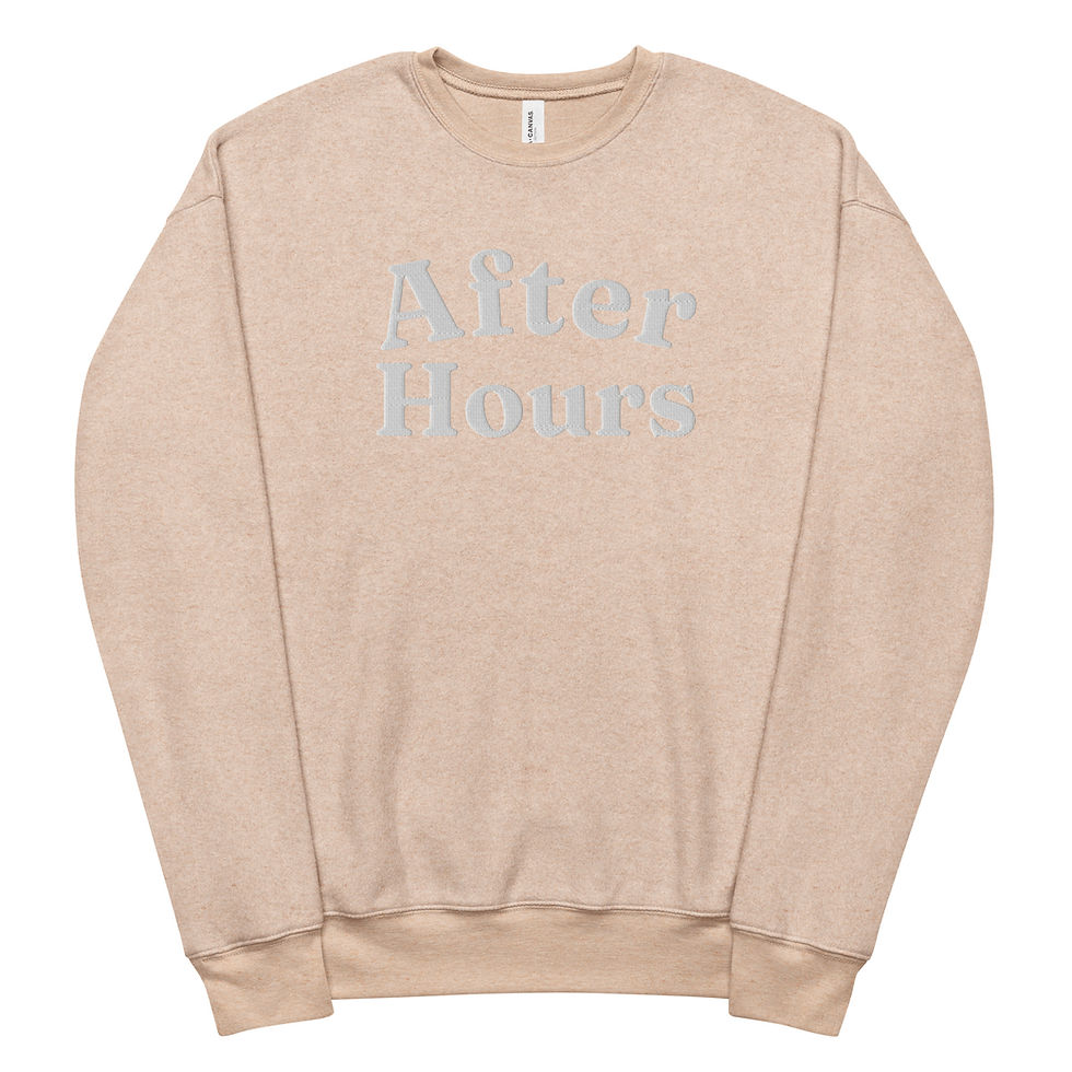 Thumbnail: after hours sueded fleece sweatshirt
