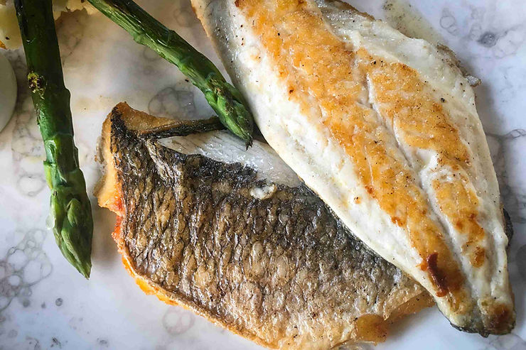 Filets de poisson à la plancha