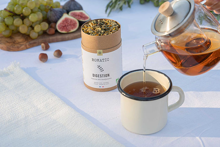 Infusion Bio digestion de ROMATIC
