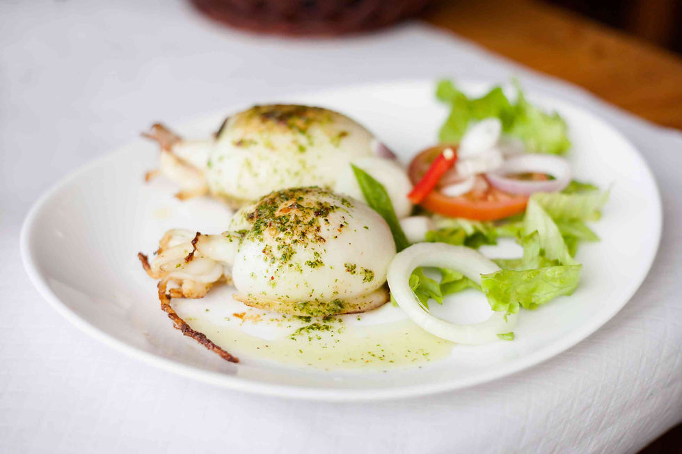 Recette de seiche à la plancha marinée au thym citron
