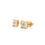 Thumbnail: GOLD SQUARE CLUSTER DIAMOND EARRINGS