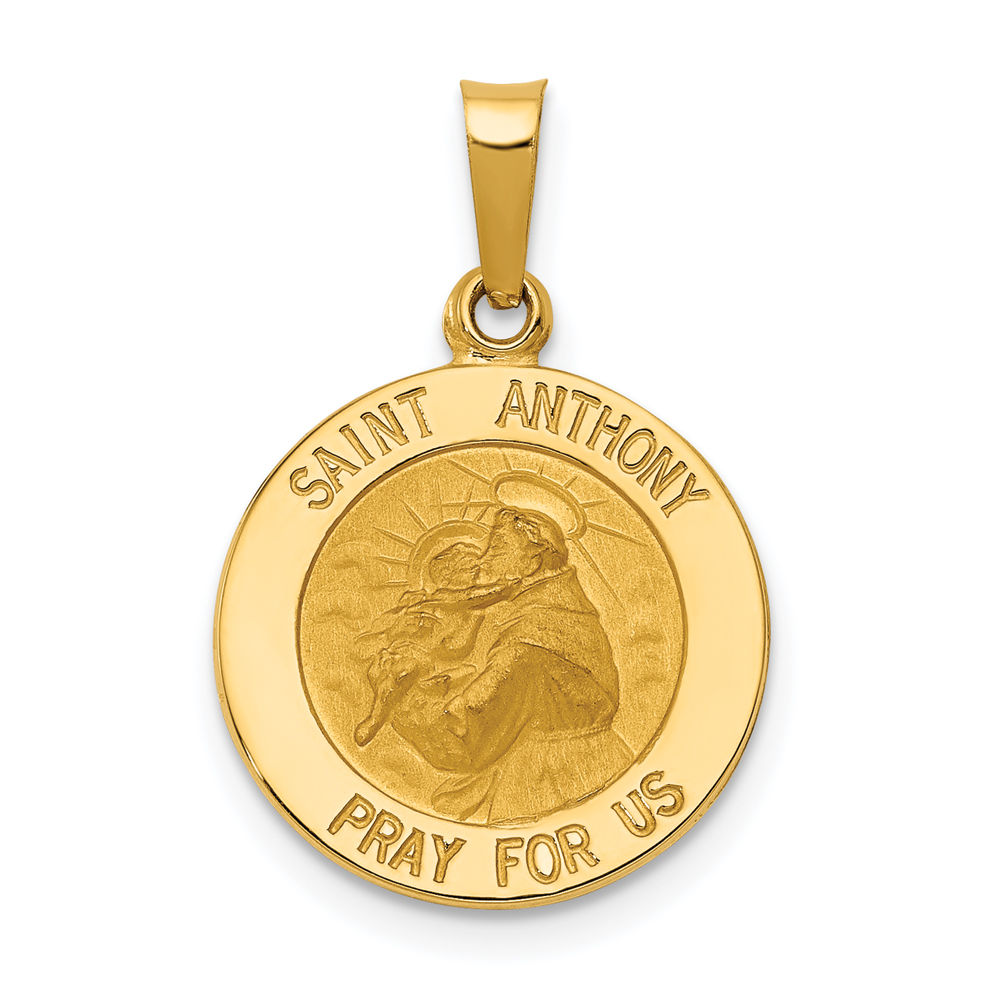 ST. ANTHONY MEDAL PENDANT, SMALL