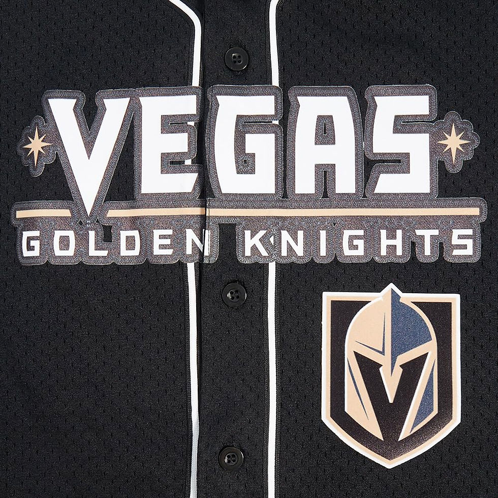 Thumbnail: Pro Standard Mens NHL Vegas Golden Knights MESH Button Down Shirt