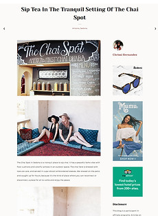 Chrissi Hernandez about The Chai Spot.jp