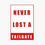 Thumbnail: Never Lost A Tailgate Sticker