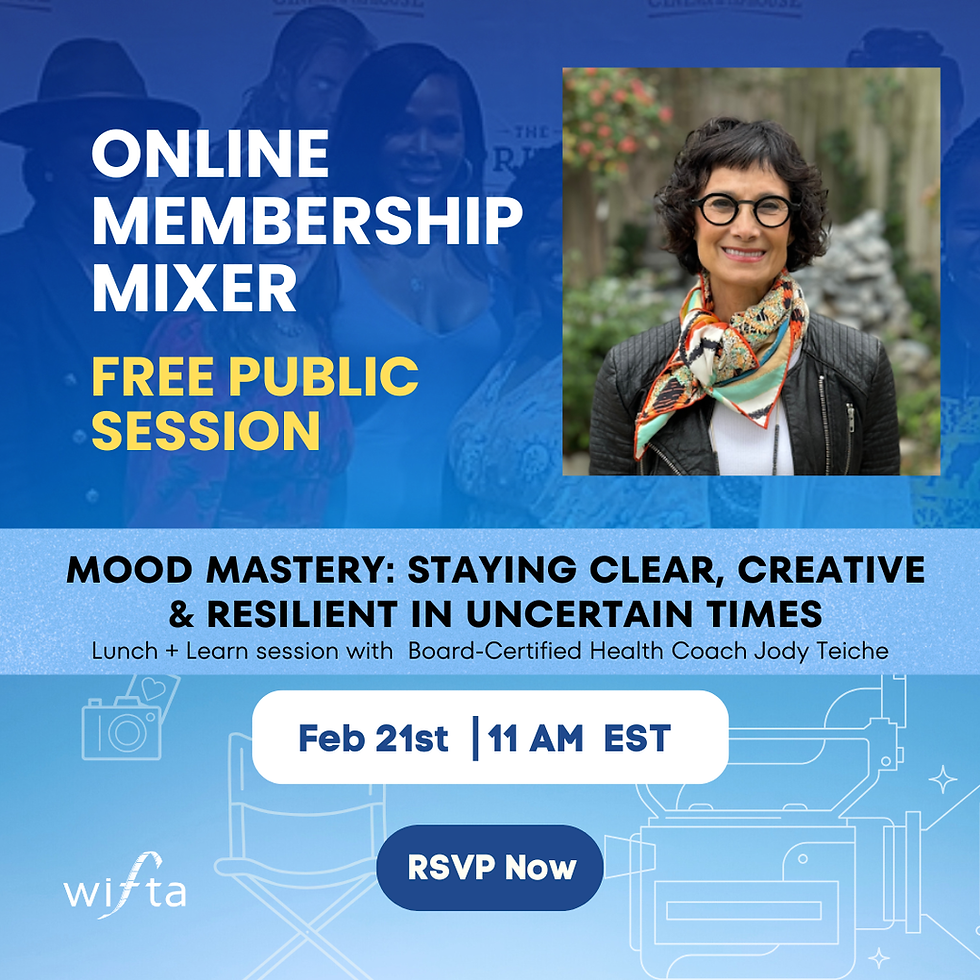 WIFTA Online Membership Mixer: L+L Session with Health Coach Jody Teiche