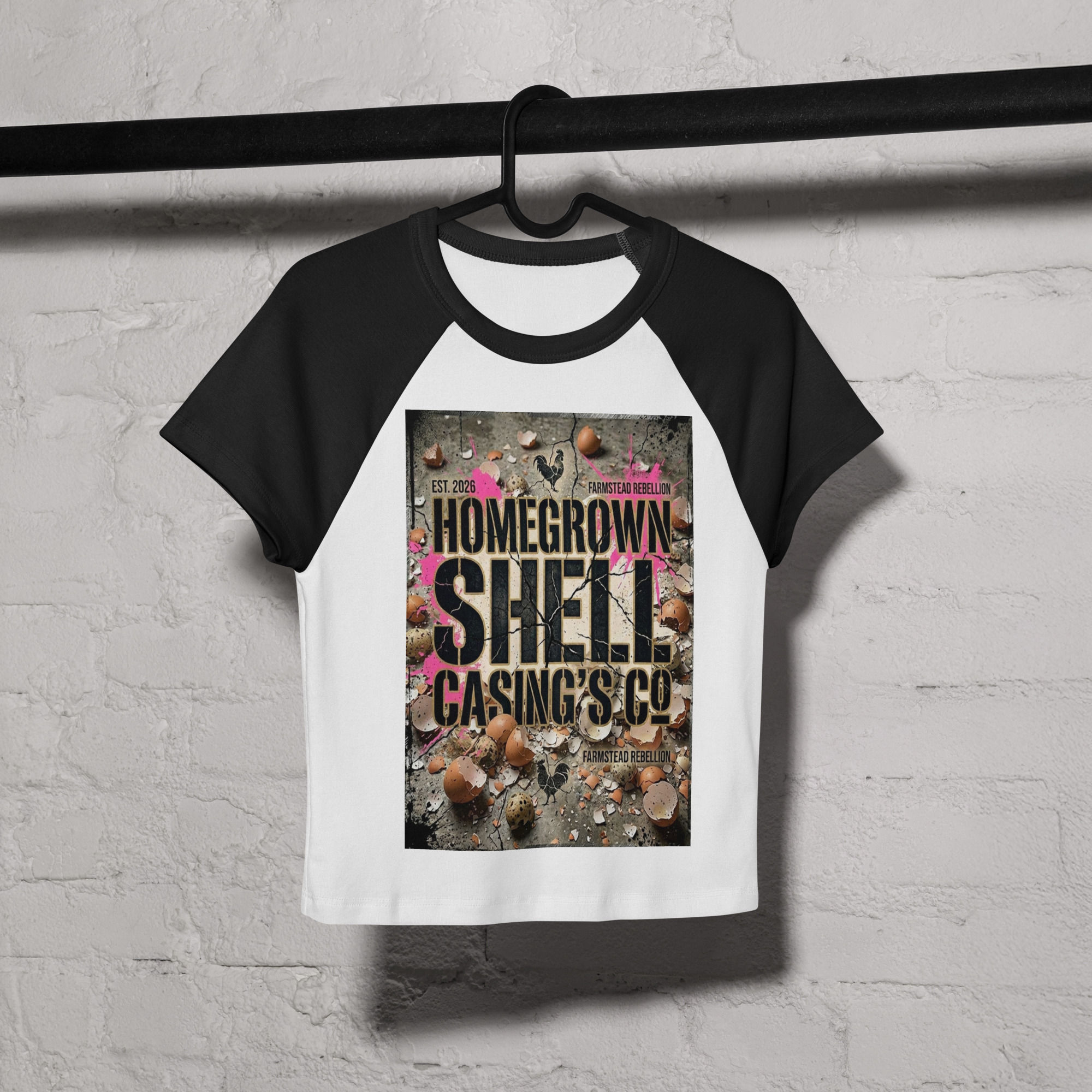 Women’s micro rib raglan baby tee