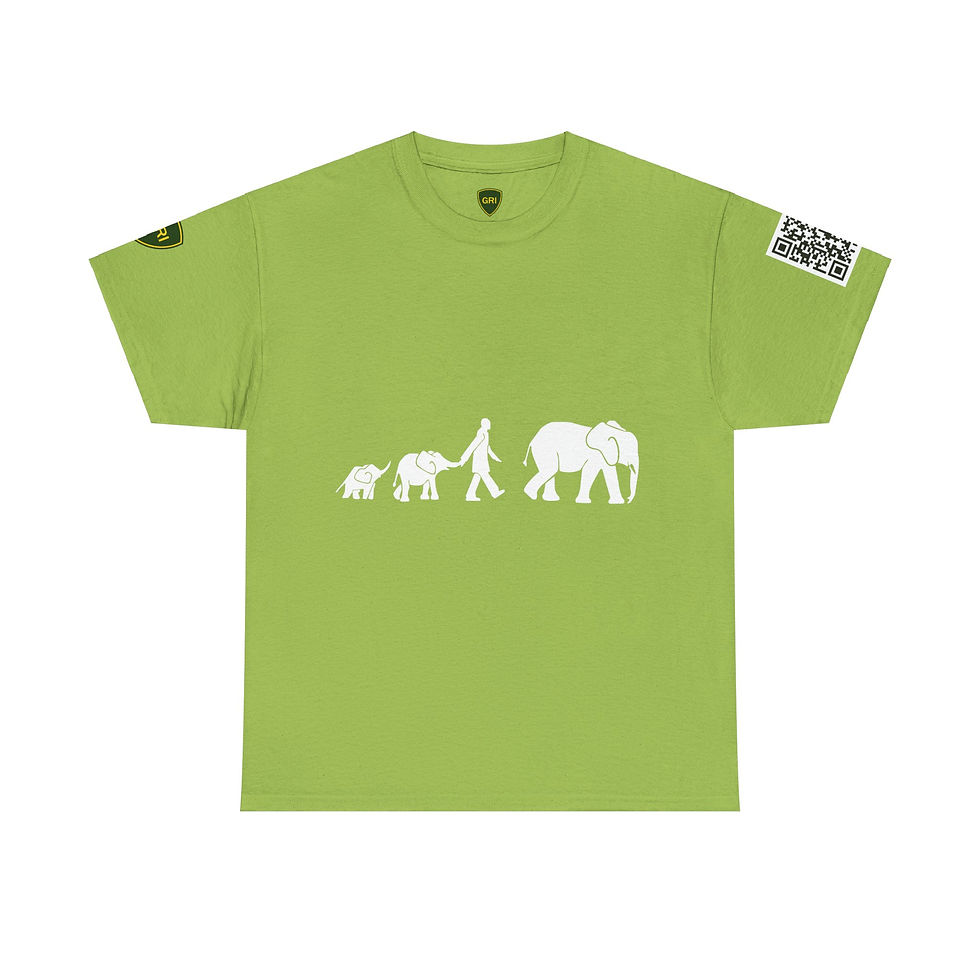Thumbnail: "I volunteered' range Heavy Cotton Tee