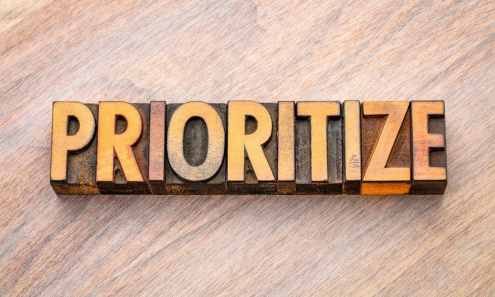 Prioritize And Maximize Your Opportunities