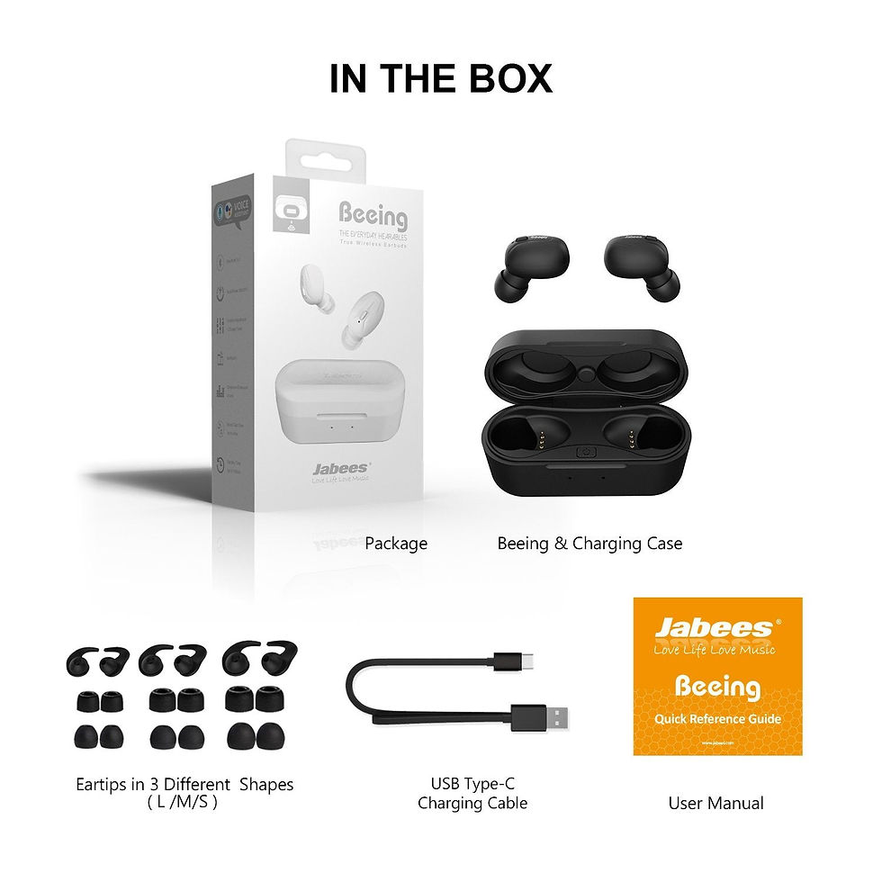Miniatura: Beeing - The Cutting-Edge True Wireless Earbuds With Qi-Enabled Wireless