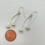 Thumbnail: Two Part Swing Pearl Earrings