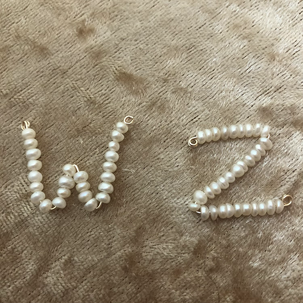 Thumbnail: Pearl Initial Necklace
