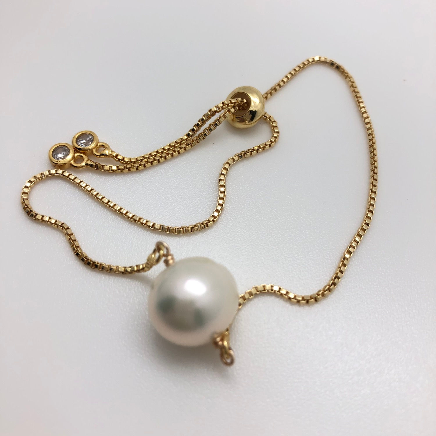 Pearl slide bracelet