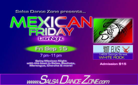 Mexican Frida Night at the White Rock Elks. Event by Salsa Dance Zone
