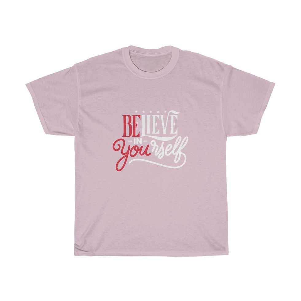 Miniatura: "Believe In Yourself" Unisex Heavy Cotton Tee