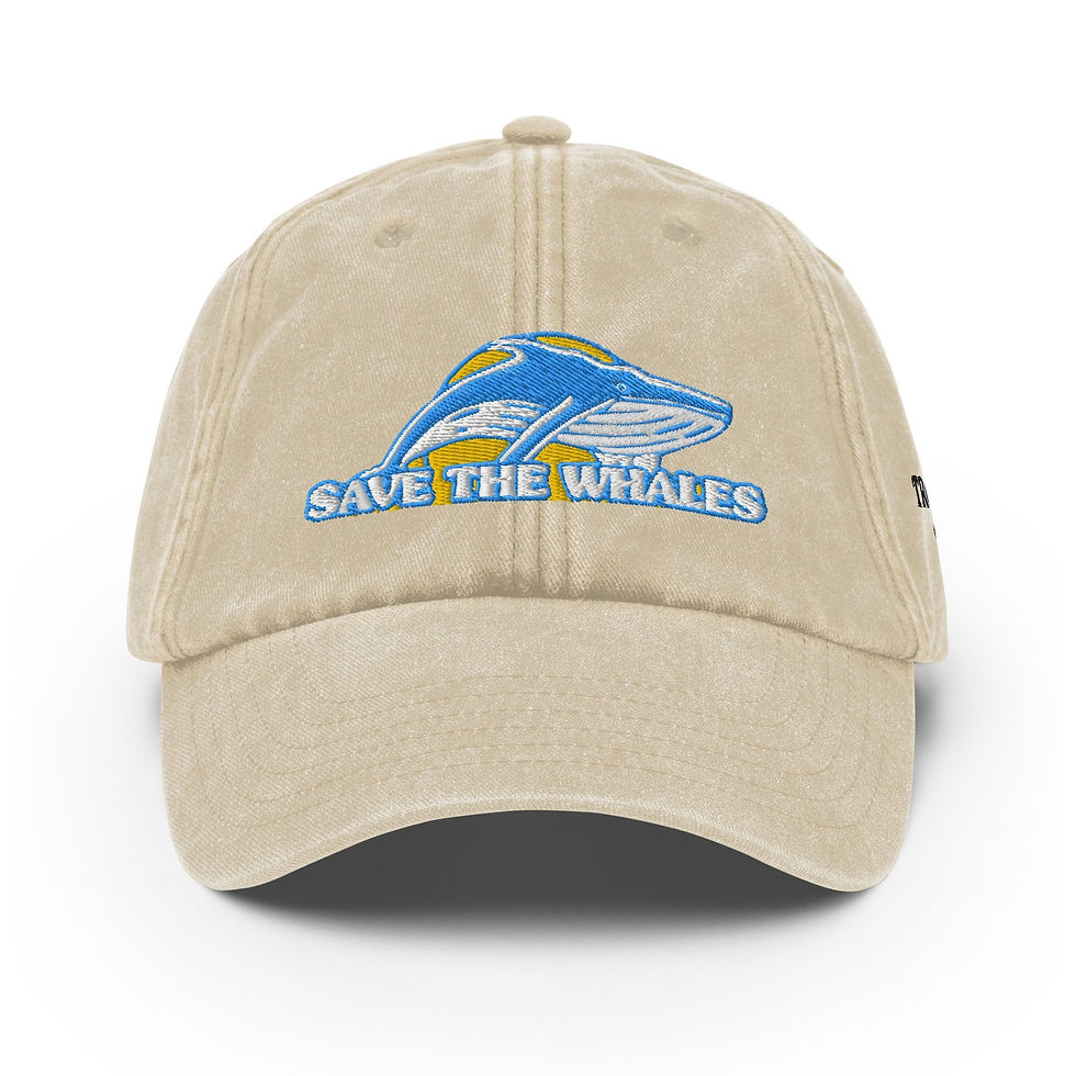 Miniatura: Vintage Save the Whales Hat