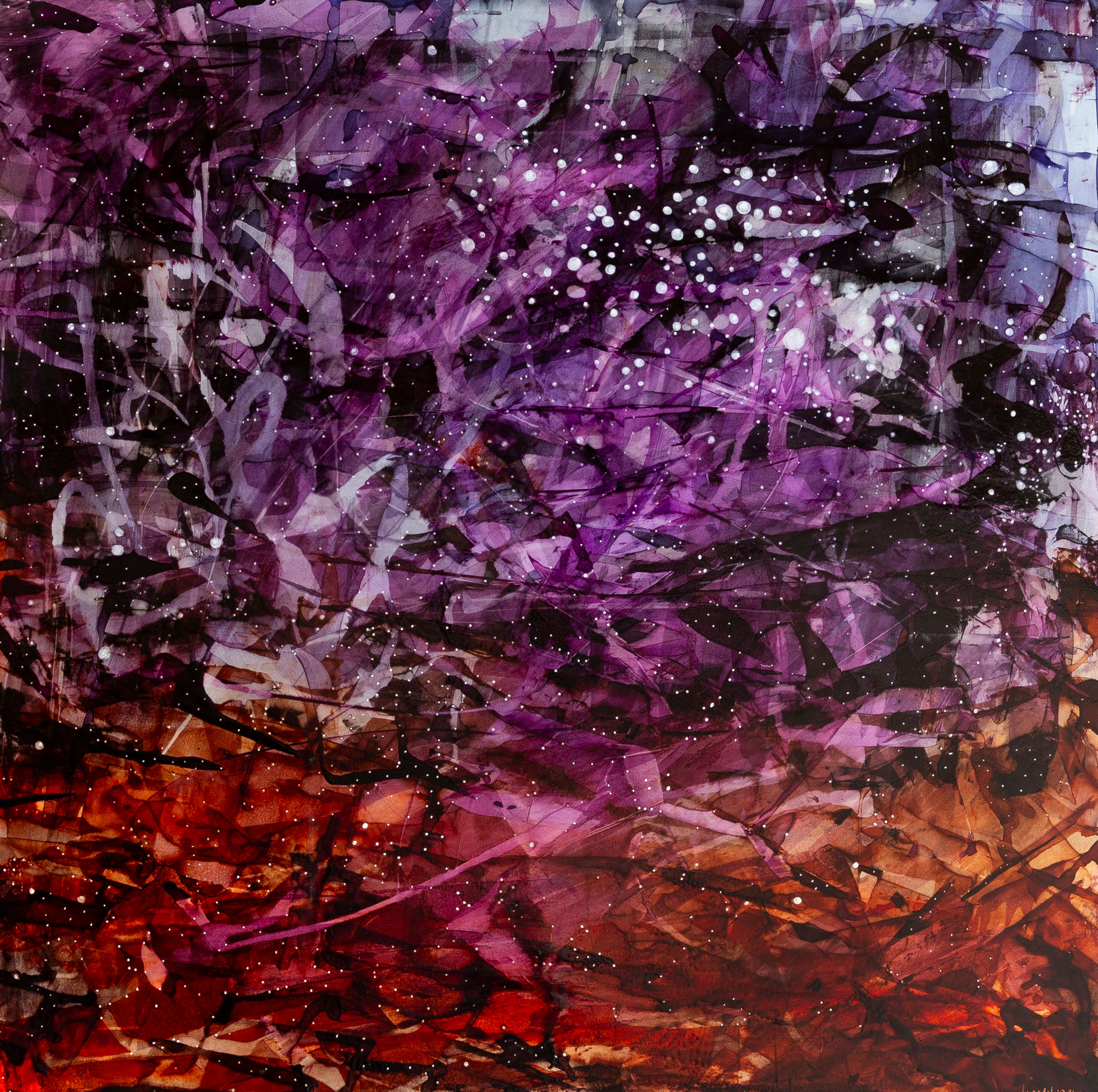 Sequence of Falling Stars, 20" x 20"