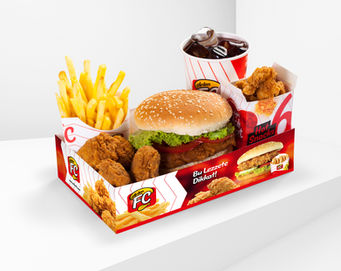 Fastfood Ambalaj Tasarımı - Menü
