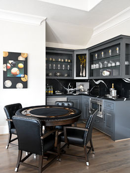 Behind the Design of this Modern Game Lounge & Theater in Carlton Woods