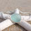Thumbnail: Sea Foam Sea Glass Bracelet--Adjustable Sterling Silver Beach Glass Bracelet