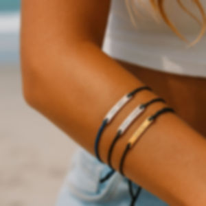 Custom Engraved Bar Bracele