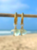 gold huggie hoop earrings