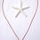 Thumbnail: Leather Adjustable Sea Glass Necklace