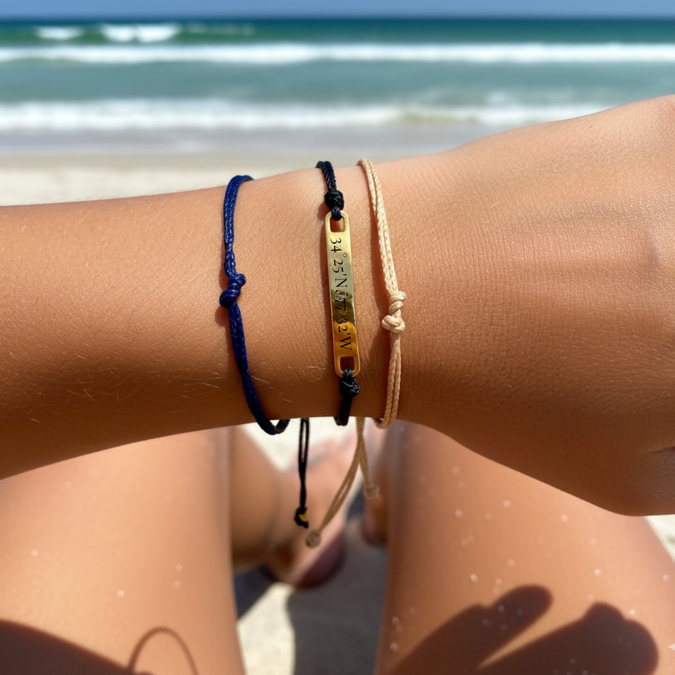 Thumbnail: Custom Engraved Bar Bracele