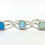 Thumbnail: Thin Minimalist Light Blue Sea Glass Ring