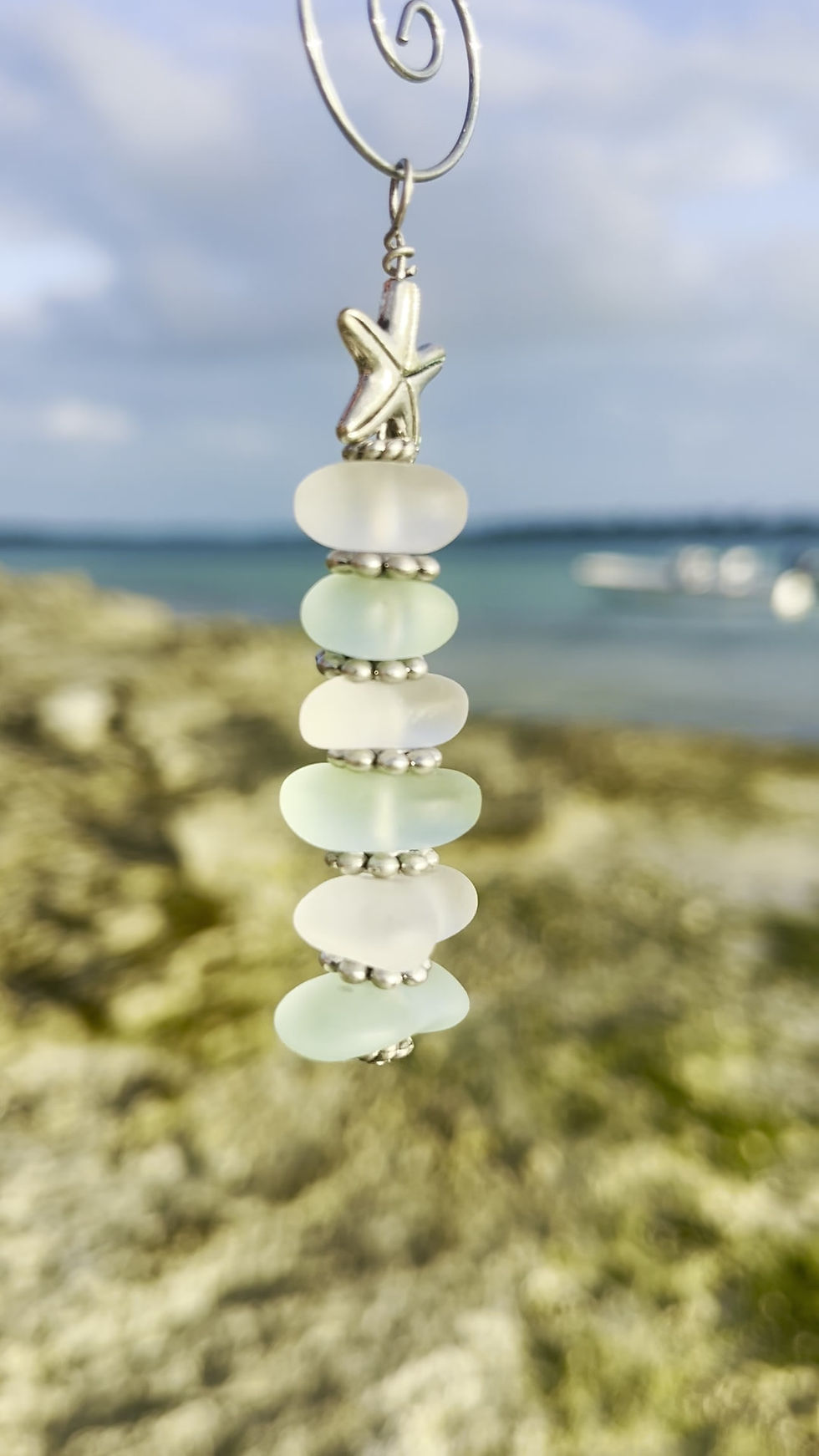 Thumbnail: Sea Glass Christmas Tree Ornament 2024