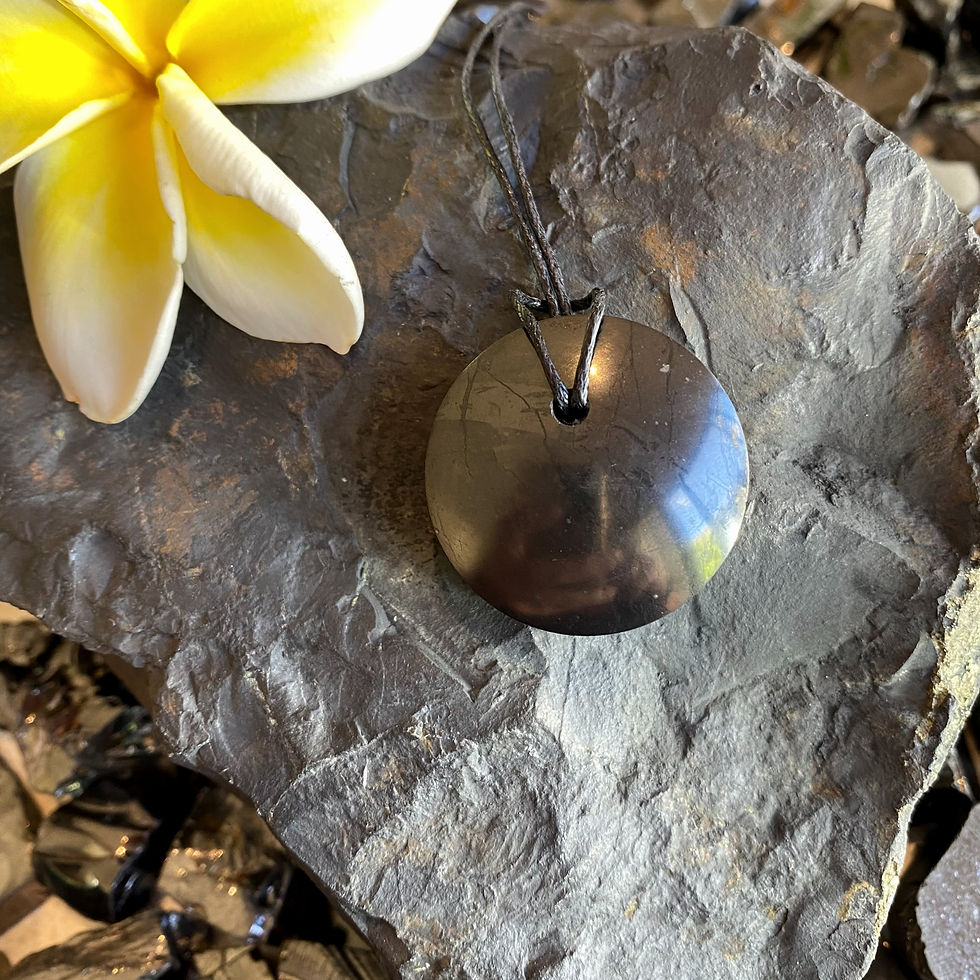 SHUNGITE PENDANT AFRODITE