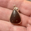 Thumbnail: Shungite Cabochon Set In Sterling Silver - Pear