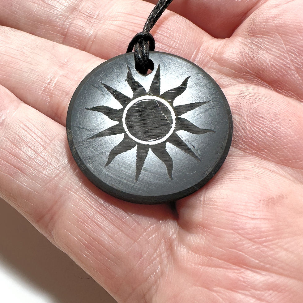 Thumbnail: Shungite Pendant "Sun"