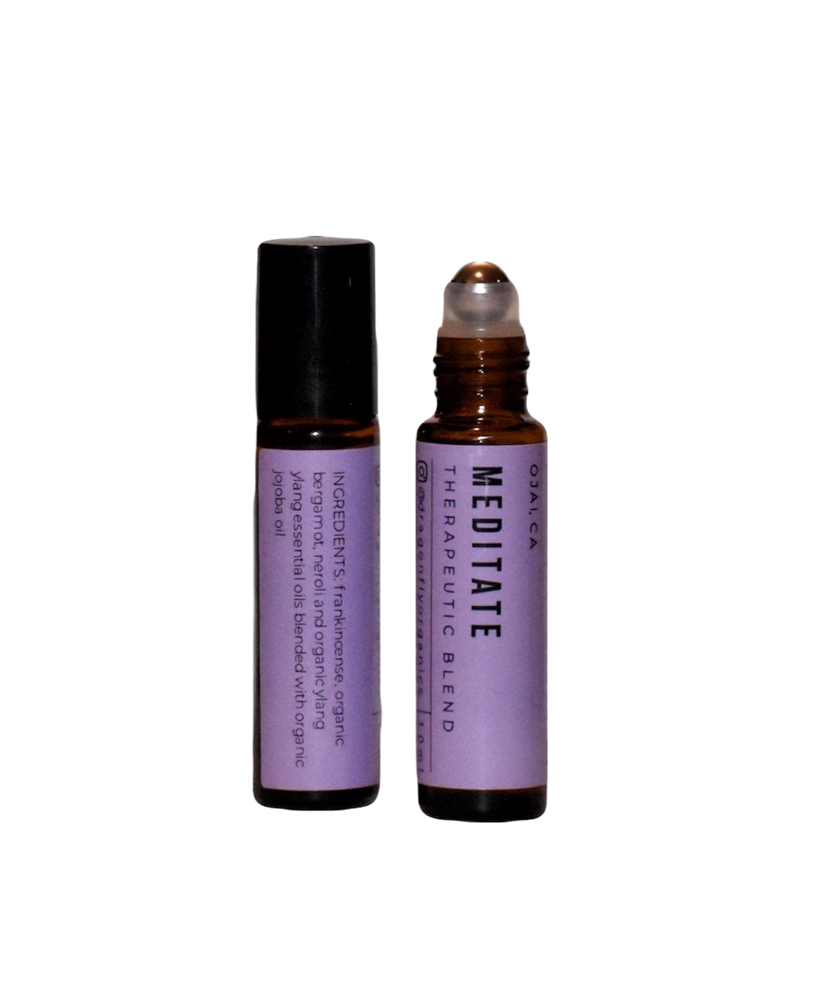 Meditate Essential Oil Roll-On on white background