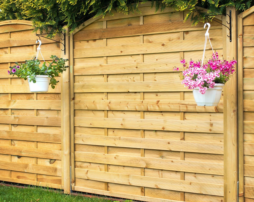 a beautiful fence