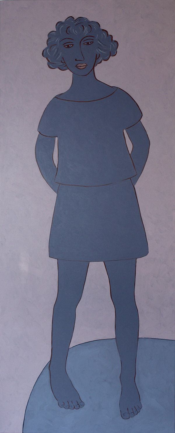 bernice davies, going grey, grey hair, getting older, contemporary, painting, acrylic paint, oil pastels, artist canvas