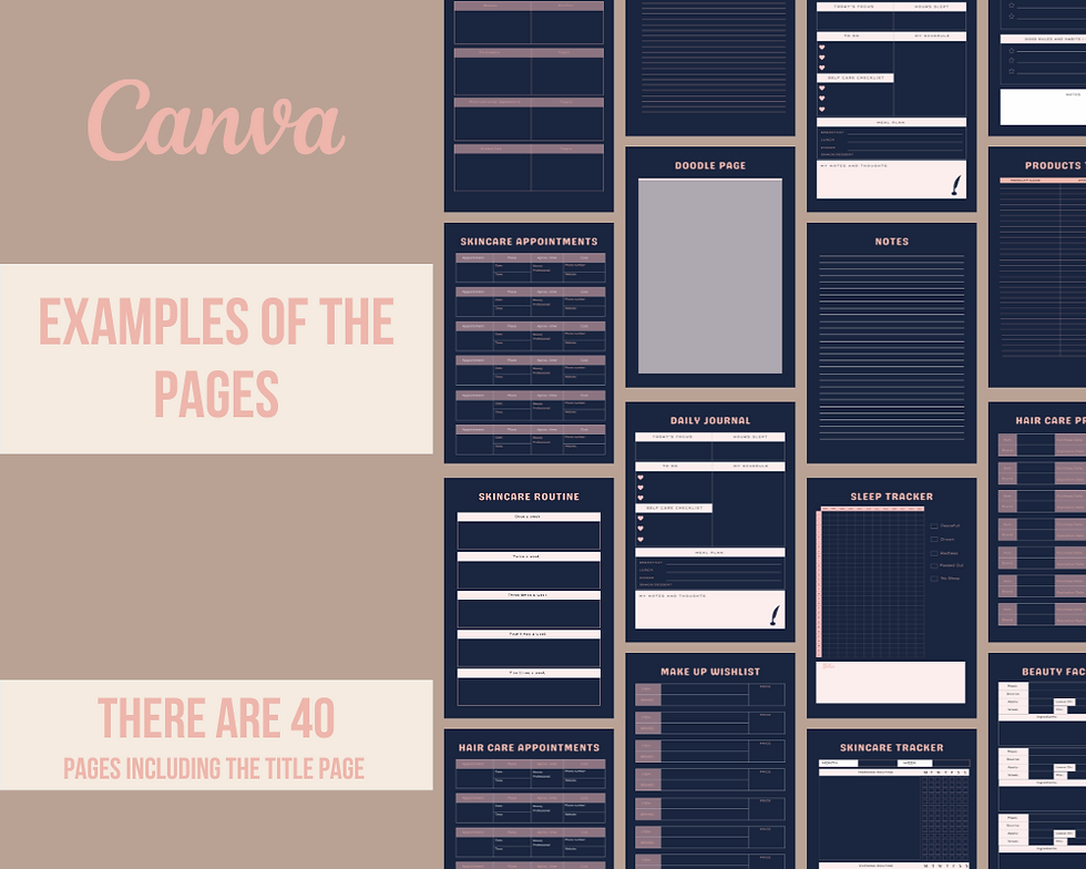 Thumbnail: Digital Beauty & Self Care Planner