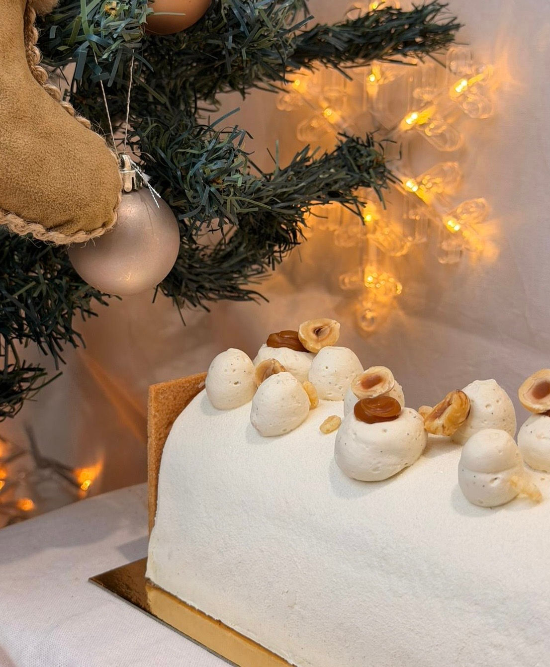 Bûche Riz au lait-Caramel (sans gluten-sans lactose)